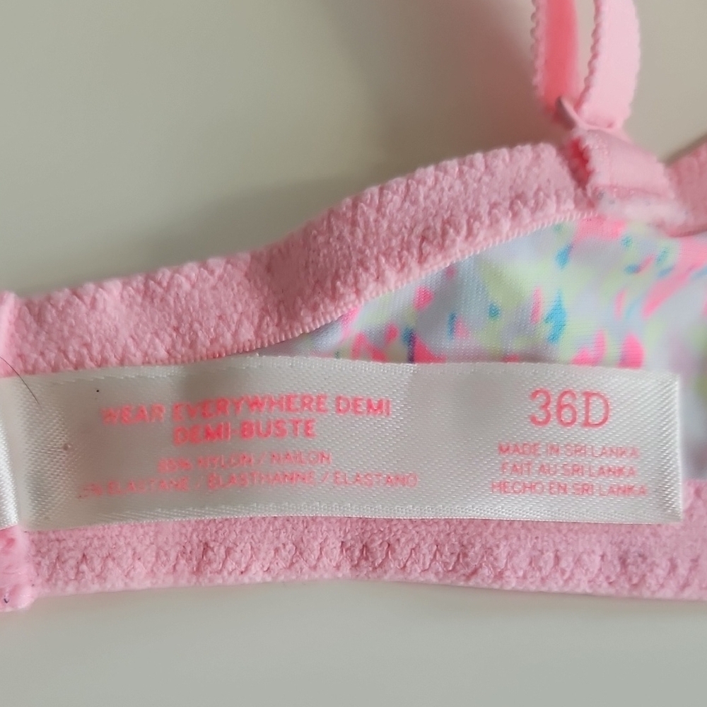 Colorful Patterned Bra - image 5